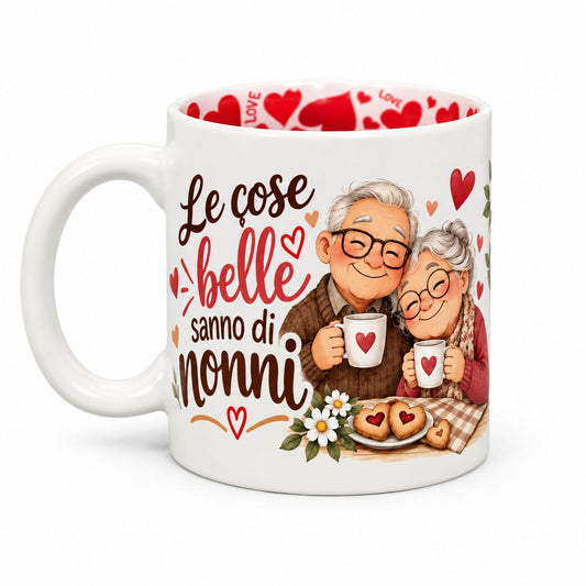 Tazza "Le cose più belle sanno di nonni"