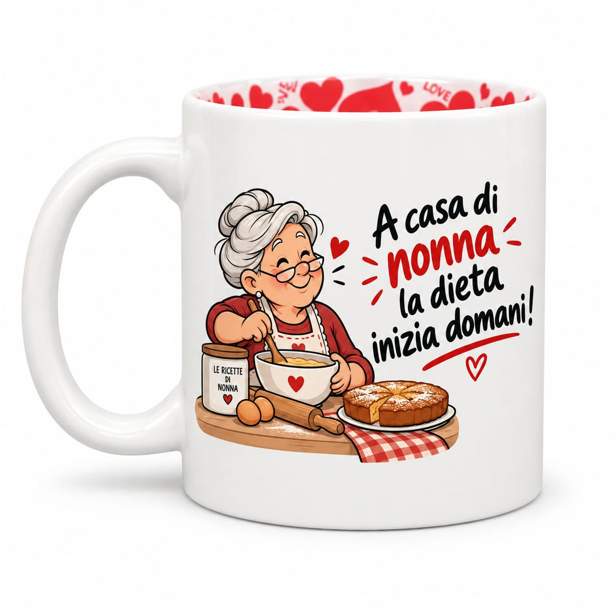 Tazza "A casa di nonna la dieta inizia domani"