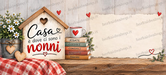 Tazza "Casa è dove ci sono i nonni"